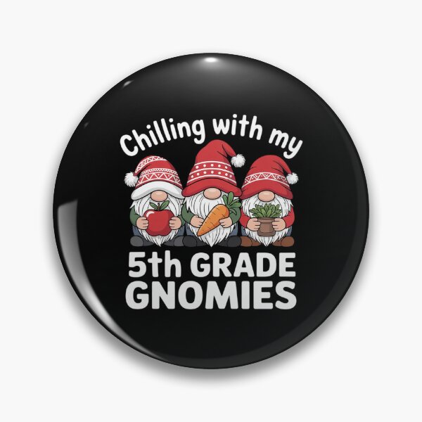 Item preview, 5th Grade Teacher Christmas Chilling With My Gnomies Fifth designed and sold by MarkLeedsArt.