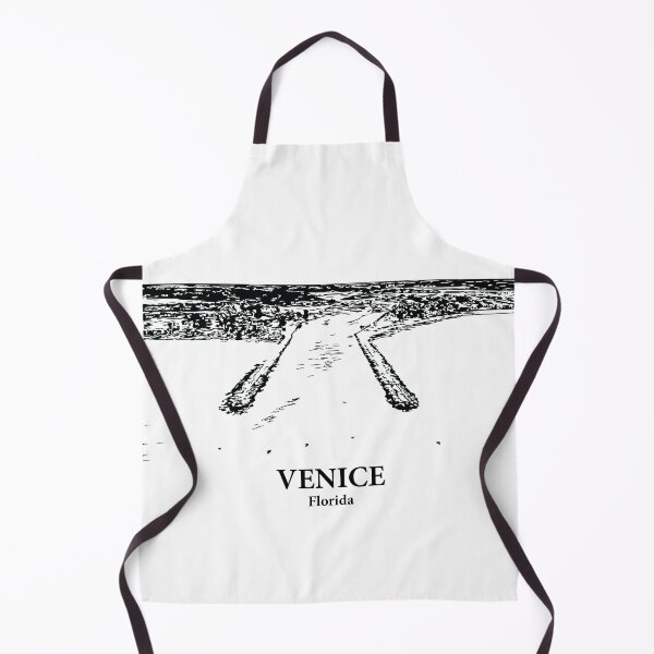 Item preview, Venice FL - Ink Cityscape Illustration designed and sold by Lakeric.