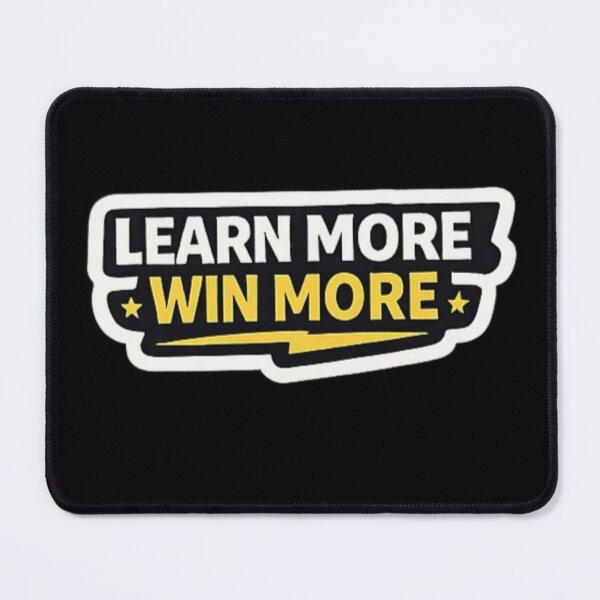 Item preview, Learn More Win – Smart Learning Motivation Typography Design designed and sold by Amr Darwish Graphic designer.