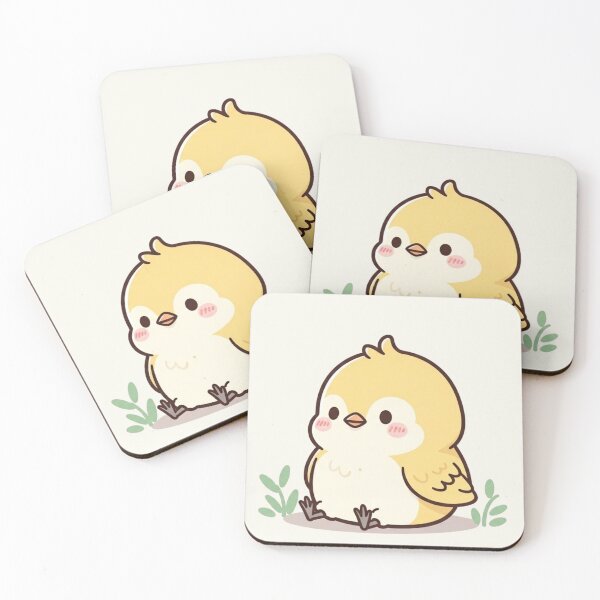 Item preview, Cute Yellow Chick Kawaii Illustration designed and sold by soletstudio.