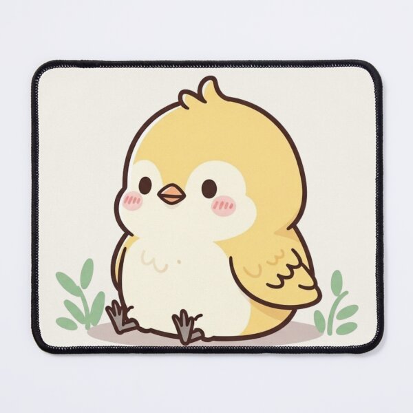 Item preview, Cute Yellow Chick Kawaii Illustration designed and sold by soletstudio.