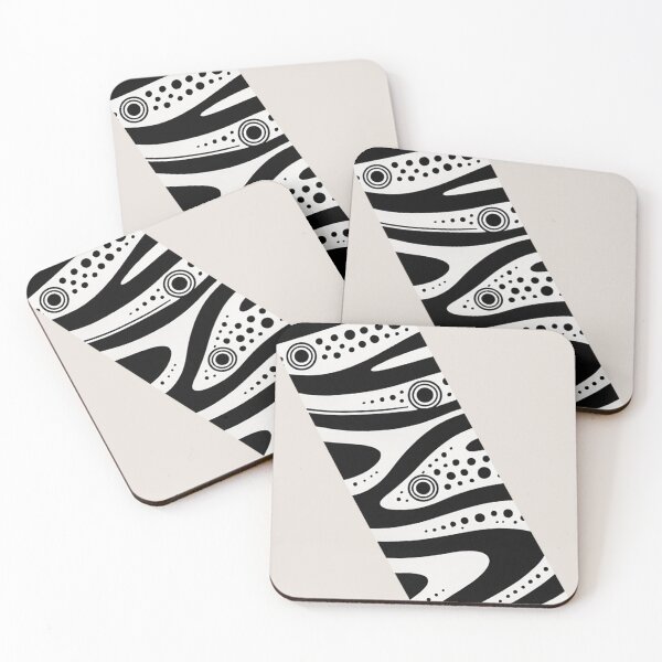 Item preview, Contemporary Zebra Stripe Pattern with Circular Dot Details designed and sold by annenambiro.