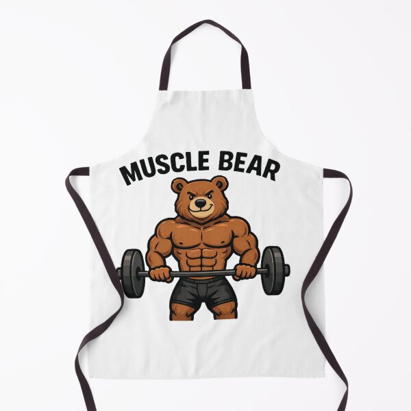 Item preview, Muscle Bear Gym Workout Fitness Character designed and sold by PaulixArt.