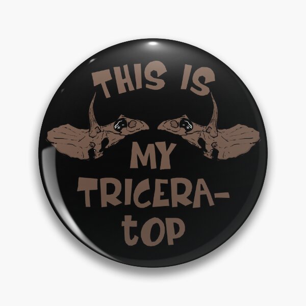 Item preview, This Is My Tricera Top Funny Triceratops Dinosaur Pun for Guys designed and sold by ScienceCorner.