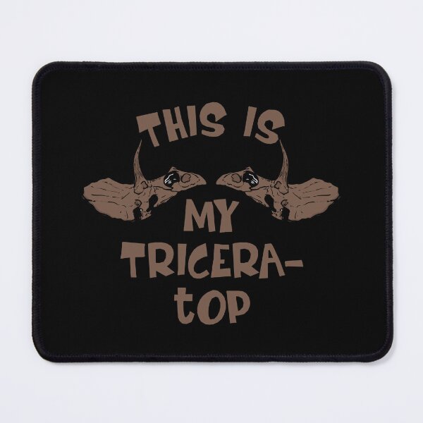 Item preview, This Is My Tricera Top Funny Triceratops Dinosaur Pun for Guys designed and sold by ScienceCorner.