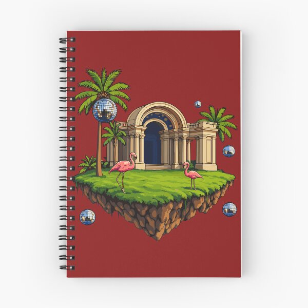 Item preview, Discoland Oasis – Flamingos, Palm Trees & Disco Dreams designed and sold by TipTop GFX.