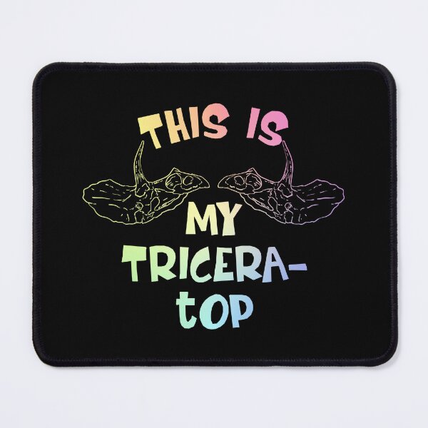 Item preview, This Is My Tricera Top Funny Triceratops Dinosaur Pun for Guys designed and sold by ScienceCorner.
