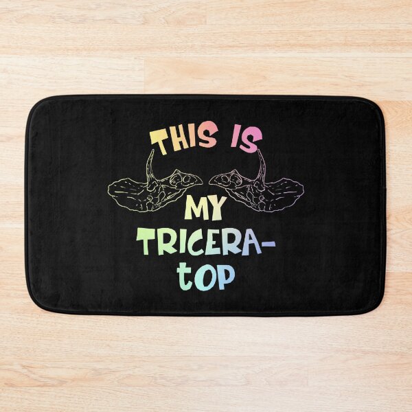 Item preview, This Is My Tricera Top Funny Triceratops Dinosaur Pun for Guys designed and sold by ScienceCorner.