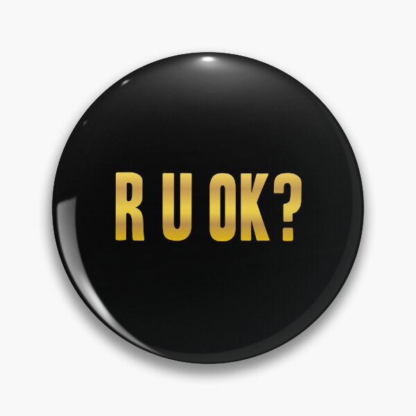 Item preview, R U Ok? In Gold designed and sold by Memes N Lore .