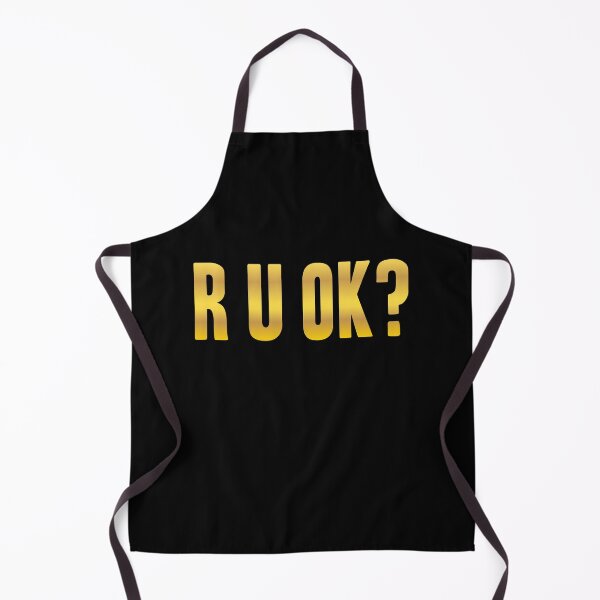 Item preview, R U Ok? In Gold designed and sold by Memes N Lore .