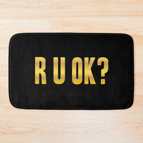 Item preview, R U Ok? In Gold designed and sold by Memes N Lore .