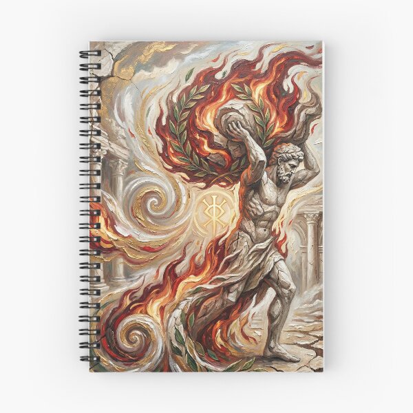 Item preview, The Aeneid – Founding of Destiny | Textured Painterly Epic Illustration designed and sold by SavinMercantile.