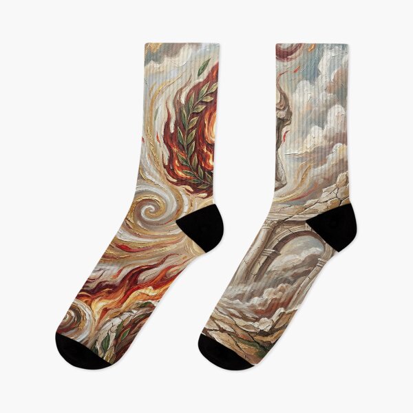 Item preview, The Aeneid – Founding of Destiny | Textured Painterly Epic Illustration designed and sold by SavinMercantile.