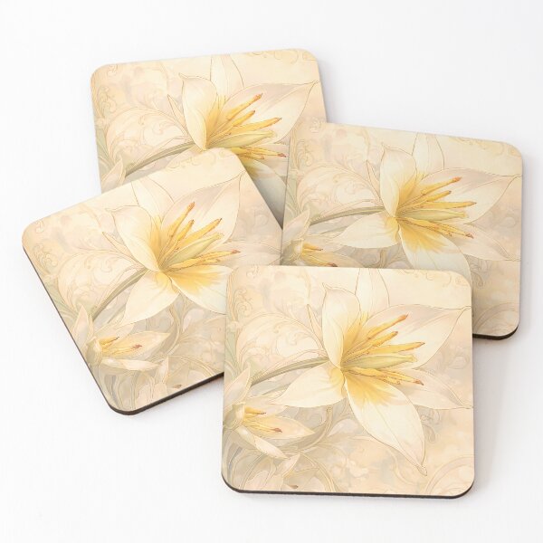 Item preview, Elegant Tulips with Intricate Patterns designed and sold by cuprum.