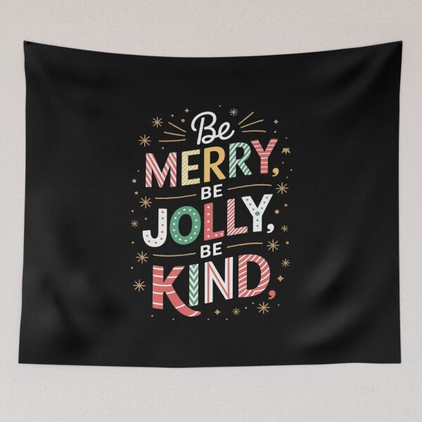 Item preview, be merry be jolly be kind teacher christmas designed and sold by joyouartArt.