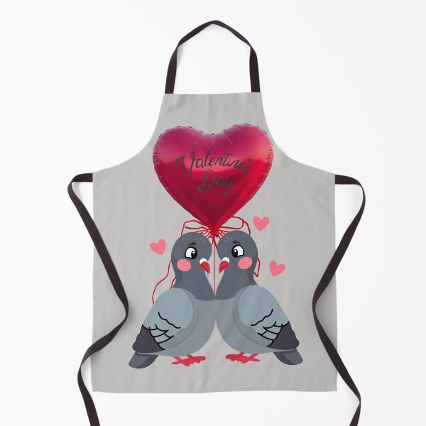 Artikelvorschau, Cute Love Doves Valentine's Day - Romantic Heart Balloon Illustration. entworfen und verkauft von LunaPrintCo.