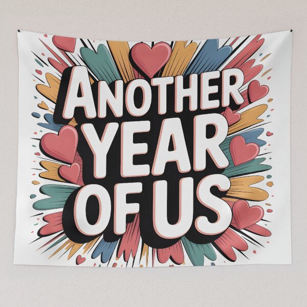 Item preview, Another Year of Us – Romantic Anniversary Quote Design designed and sold by FreeFromDefault.