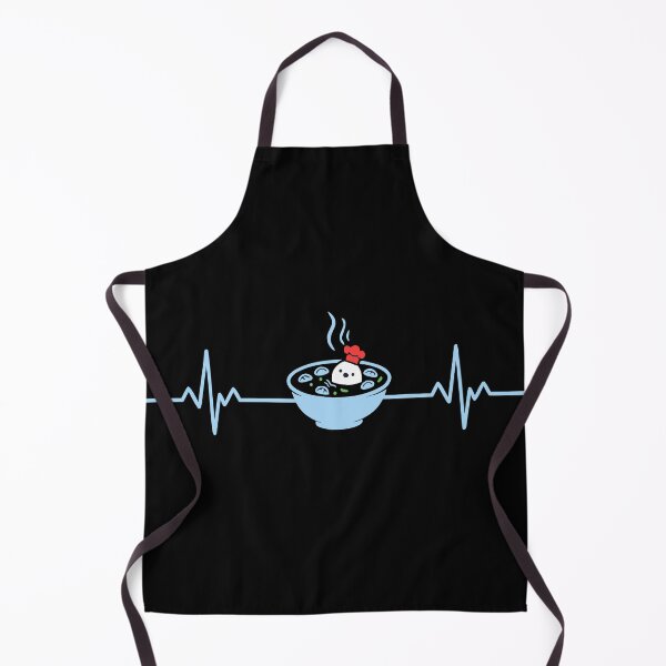 Item preview, Soup is Life Heartbeat - Cute Chef Dumpling EKG designed and sold by WavesStation.