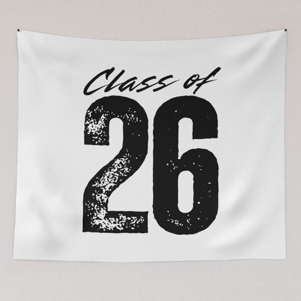 Item preview, Class of 26 Shirt – Distressed Graduation Design for Seniors, Students, and Proud Families Black 2 style Font designed and sold by GFamilyC.