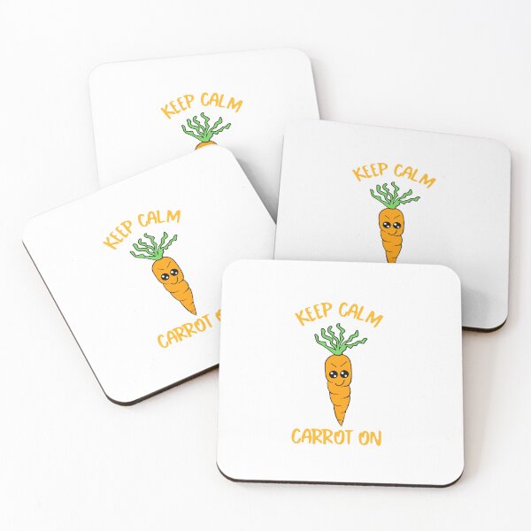 Item preview, Keep Calm Carrot Pun  designed and sold by Sartoris Art.