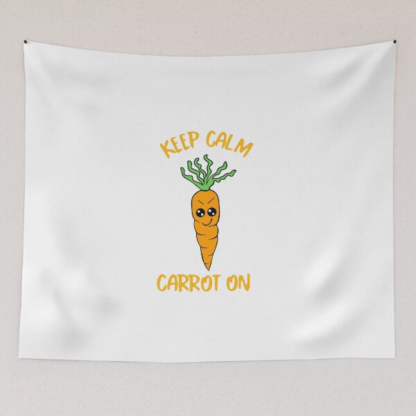Item preview, Funny Keep Calm Carrot On Pun designed and sold by Sartoris Art.
