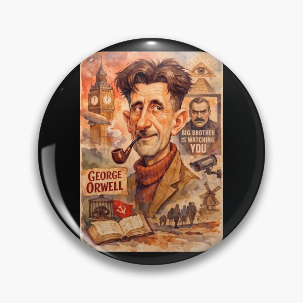 Item preview, George Orwell designed and sold by Sarcastic designs.