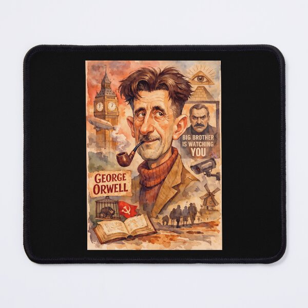 Item preview, George Orwell designed and sold by Sarcastic designs.