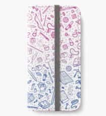 Vinilo o funda para iPhone Patrón de tablero de RPG - Bi Flag
