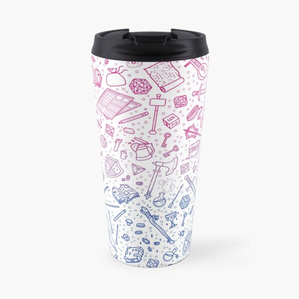 Motif RPG de table - Drapeau Bi Mug isotherme