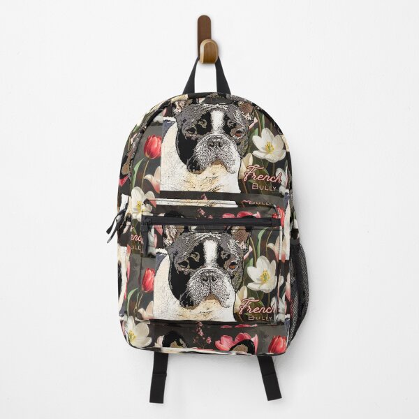 Item preview, French Bully with oil painting backdrop designed and sold by simplysign.