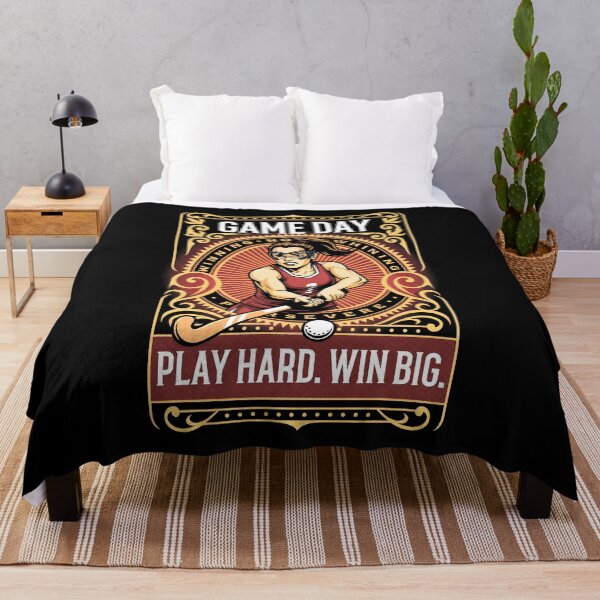 Item preview, Field Hockey Player Game Day Funny Play Hard Woman Girl designed and sold by GrandeDuc.
