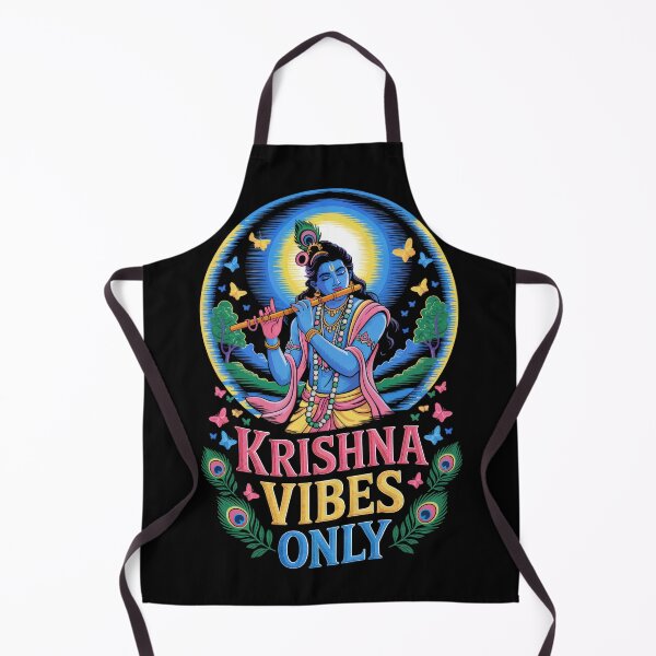 Item preview, Krishna Vibes Only Flute Spiritual Art designed and sold by ApproachingZion.