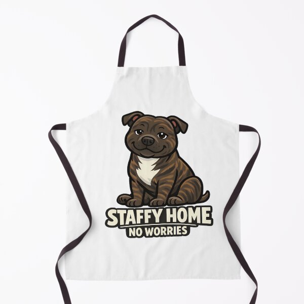 Item preview, Staffy Home No Worries  designed and sold by BestFriendTees.