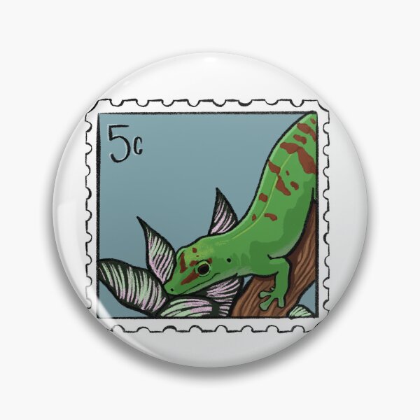 Item preview, Day Gecko Postage Stamp  designed and sold by Sadiez-Paintz.
