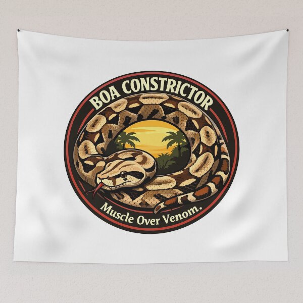 Item preview, Boa Constrictor Snake – Non-Venomous Power and Constriction designed and sold by WildlifeInc.