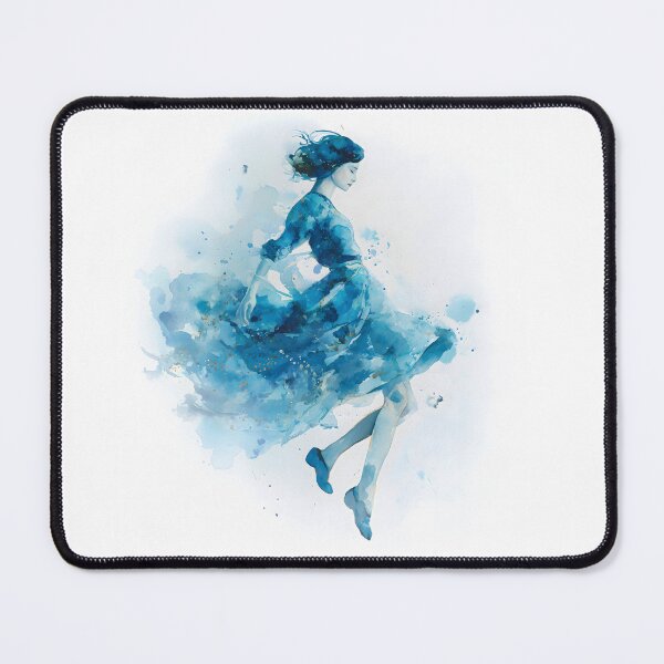 Item preview, Blue woman in watercolor designed and sold by EIusafet.