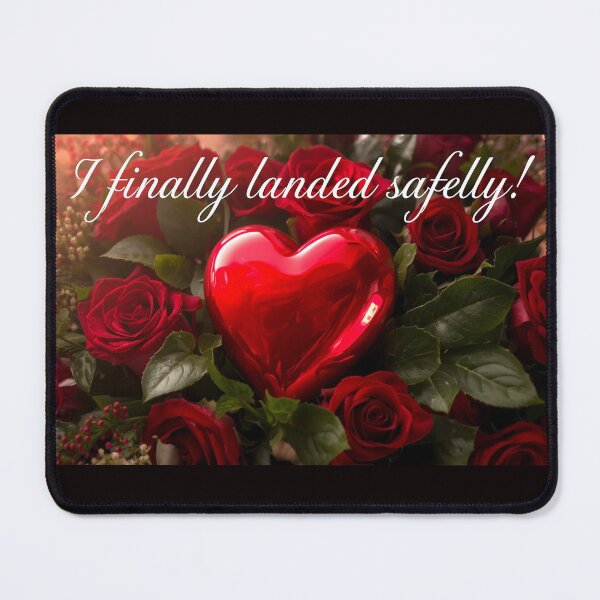 Item preview, I finally landed safely! designed and sold by MariaTheExpert.