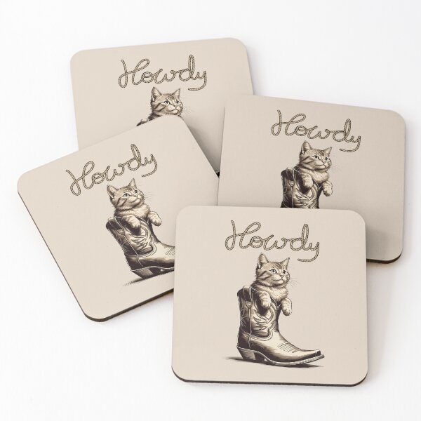 Item preview, Howdy Cat designed and sold by BKDIGITALSHOP.