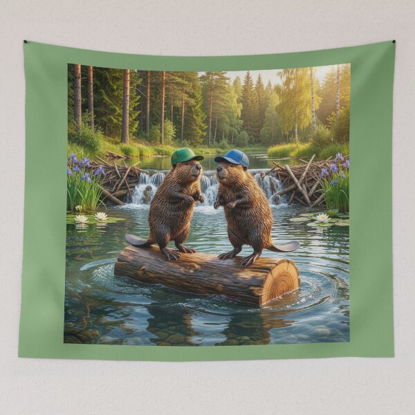 Item preview, Beaver Log Roll designed and sold by Tridentulus.