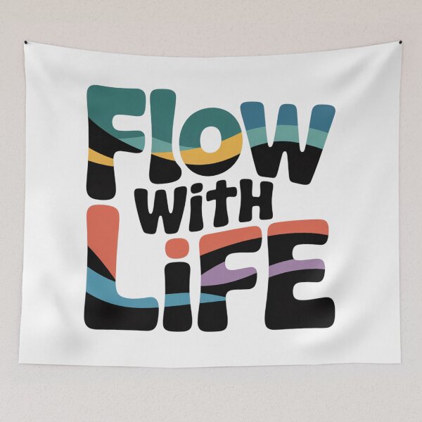 Item preview, Flow With Life – Mindful Zen T-Shirt designed and sold by RMTrendy.