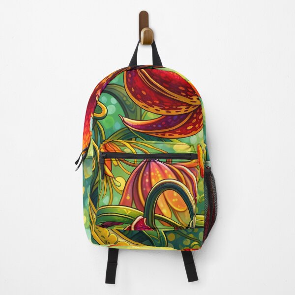 Item preview, Vibrant Lily Amidst Swirling Patterns designed and sold by cuprum.