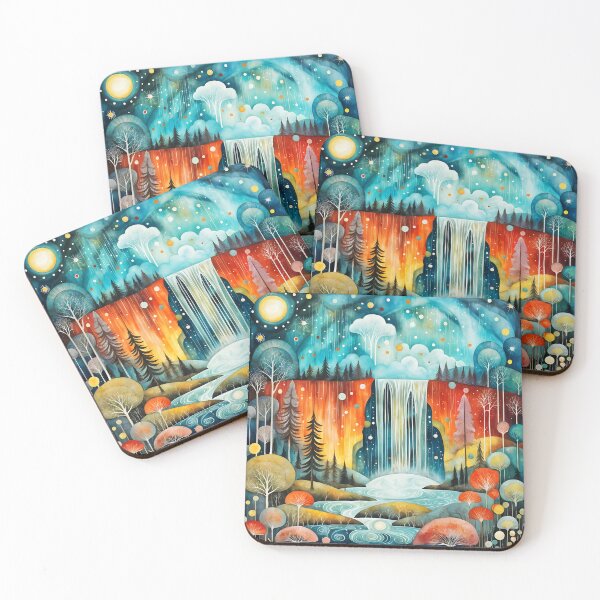 Item preview, Stylized Waterfall, Ai Generated Art  designed and sold by ACC .