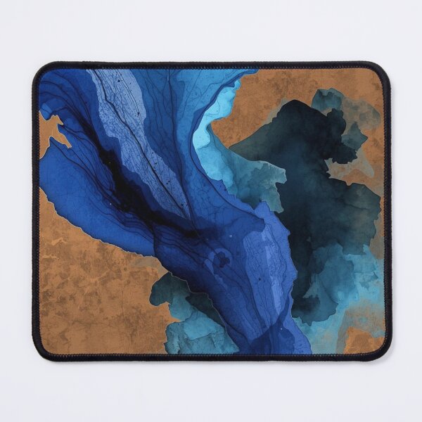 Item preview, Sapphire Rift Abstract designed and sold by Harmonic_Layers.