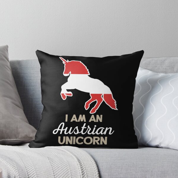 Item preview, Austria Flag Austrian Unicorn designed and sold by countryflags.