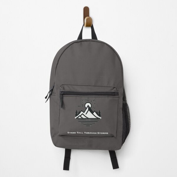 Item preview, Stand Tall Through Storms – Mountain Therapy Line Art designed and sold by ZORYVA Studio.