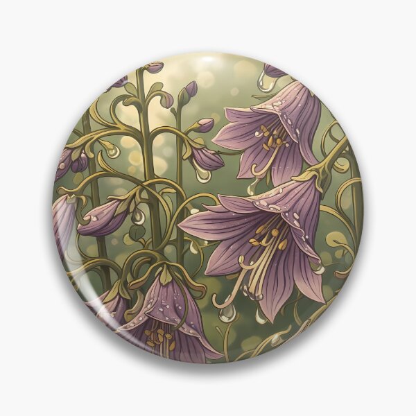 Item preview, Ornate Purple Flowers in Bloom designed and sold by cuprum.
