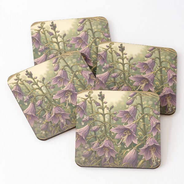 Item preview, Ornate Purple Flowers in Bloom designed and sold by cuprum.