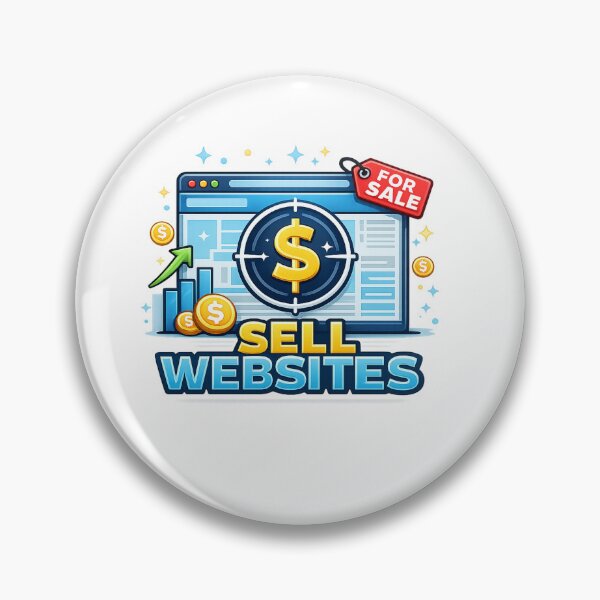 Item preview, Sell Websites Illustration – Website Flipping & Online Business Design designed and sold by ArtVoyageShop.
