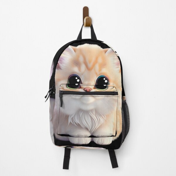 Item preview, Cute fluffy white orange kitten designed and sold by hollycooper.