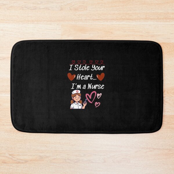 Item preview, Funny Nurse Valentine “I Stole Your Heart… I’m a Nurse”  designed and sold by AmeliaShirts.